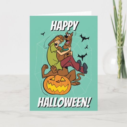 Carte Scooby-Doo et Shaggy Halloween Fright (Devant)