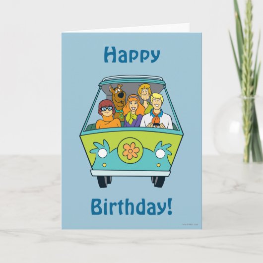 Carte Scooby-Doo & Gang Mystery Machine (Devant)