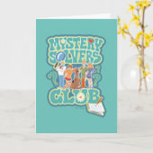 Carte Scooby-Doo & Gang "Mystery Solvers Club" (Fleur jaune)