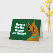 Carte Scooby-Doo Rire (Fleur jaune)