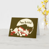 Carte Scooby-Doo "sur le vagabondage " (Fleur jaune)