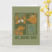 Carte Scooby-Doo Tribal Square Graphic (Fleur jaune)