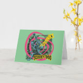 Carte Scooby-Doo Zoinks Punk Guitare Graphisme (Fleur jaune)