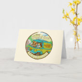 Carte Scooby | Gang Driving Through "Crystal Cove" (Fleur jaune)