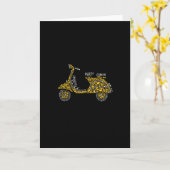 Carte Scooter (Fleur jaune)