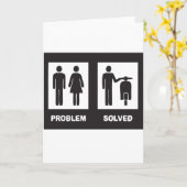 Carte Scooter drôle (Fleur jaune)