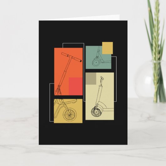 Carte Scooter Scooter Scooter électrique (Devant)