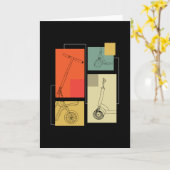 Carte Scooter Scooter Scooter électrique (Fleur jaune)