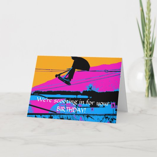 Carte Scooter volant haute prise de queue (Devant)