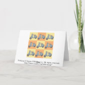 Carte Scooters Greeting Card (Dos)