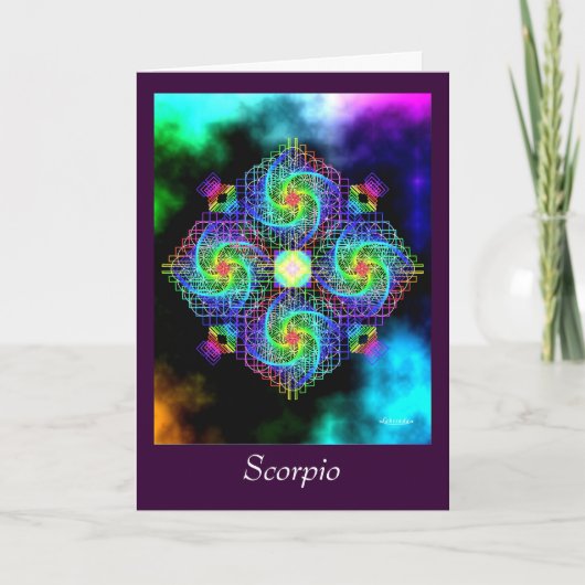 Carte Scorpio (Devant)