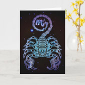 Carte Scorpio (Fleur jaune)