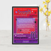 CARTE SCORPIO BIRTHDAY (Fleur jaune)