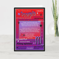SCORPIO BIRTHDAY