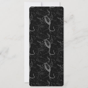 Carte Scorpio Constellation Hevelius 1690 sur Black