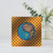 Carte Scorpio & Earth Monkey (Debout devant)