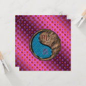 Carte Scorpio & Earth Rooster (Devant/Arrière en situation)