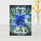 Carte Scorpio, Joyeux, Anniversaire (Fleur jaune)