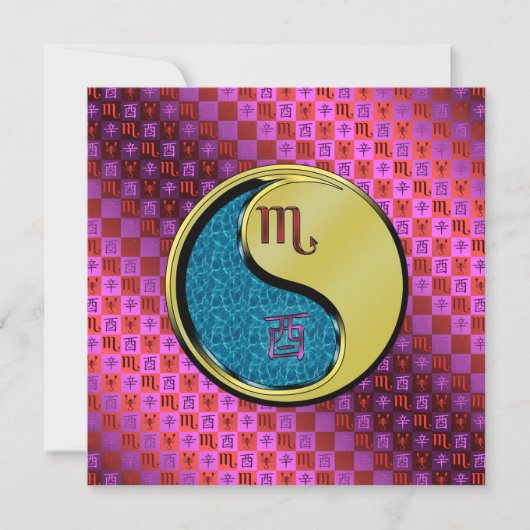 Carte Scorpio & Metal Rooster (Devant)