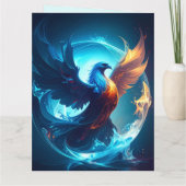Carte Scorpio mystique Phoenix Joyeux Art d'Anniversaire (Dos)