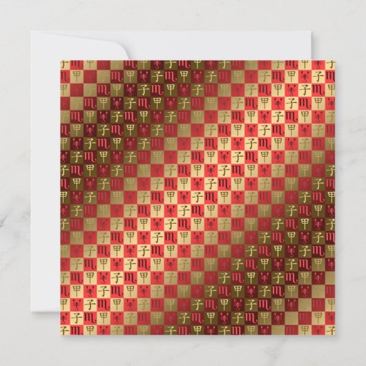 Carte Scorpio & Rat de Bois (Dos)