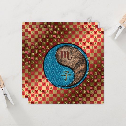 Carte Scorpio & Rat Terre (Devant/Arrière en situation)