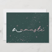 Carte Scorpio Yoga Fille Anniversaire (Dos)