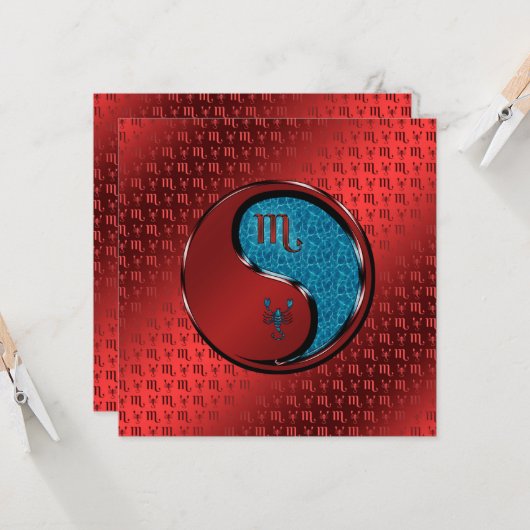 Carte Scorpion (Devant/Arrière en situation)