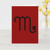 Carte Scorpion (Fleur jaune)