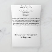 Carte Scorpion de ~ de joyeux anniversaire de zodiaque (Intérieur)