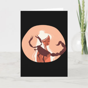 Carte Scorpion Noël Zodiaque Horoscope Astrologie