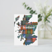 Carte Scotland Multi Tartan (Debout devant)