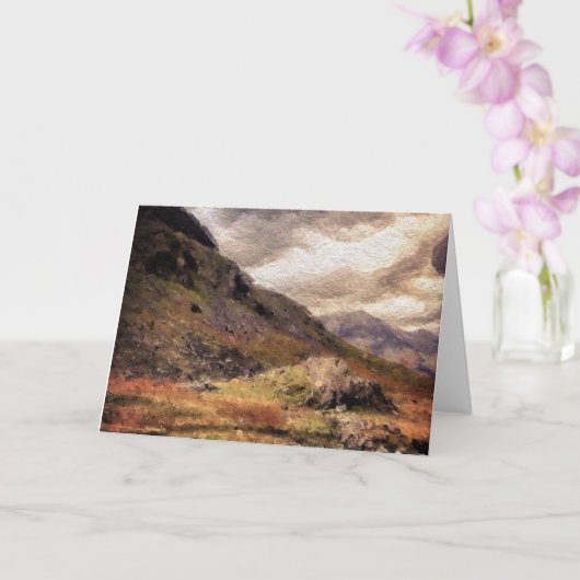 Carte Scottish highlands (Orchidée)
