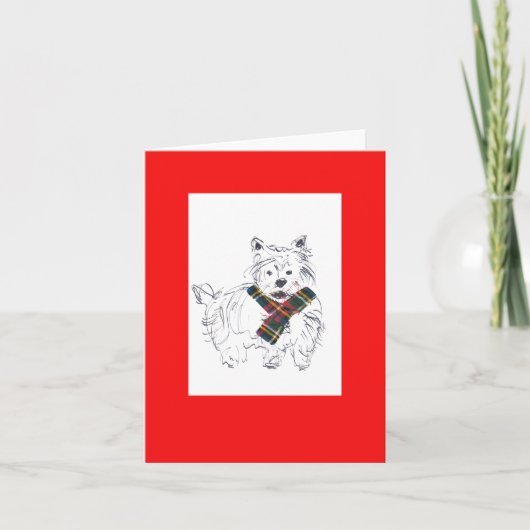 Carte Scotty Tartan (Devant)