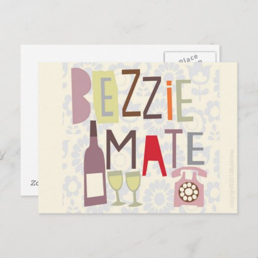 Carte Scouse - Bezzie Mate (Devant / Derrière)