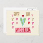 Carte Scouse de Valentine (Devant / Derrière)