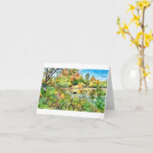 Carte Scout Lake, Wisconsin, (B) note card   (Fleur jaune)