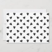 Carte Script de brosse moderne | Collage photo de la fêt (Dos)