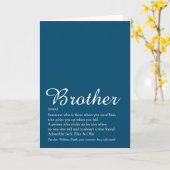 Carte Script de définition meilleur jamais Brother du mo (Fleur jaune)