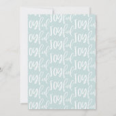 Carte script joyeux une famille photo élégant coloré (Dos)