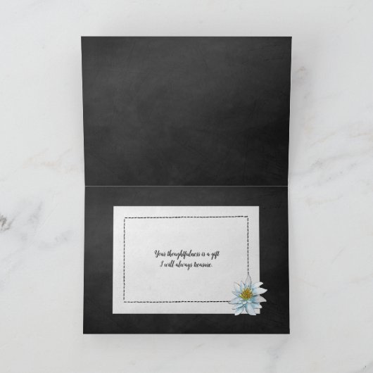 Carte Script Merci du tableau de bord (Intérieur)