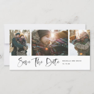 Carte Script Minimaliste Moderne Enregistrer La Date Pho