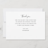 Carte Script Moderne 10 Nouveau-né Collage de photos (Dos)