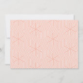 Carte Script moderne et trente et un anniversaire géomét (Dos)