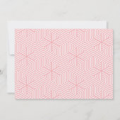 Carte Script moderne et trentième anniversaire géométriq (Dos)