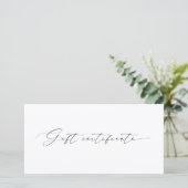 Carte Script moderne Plain Business Logo Certificat cade (Debout devant)