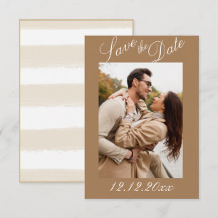 Carte Script photo Moderne Bande Neutre Enregistrer la d