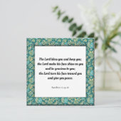 Carte Scripture numérique 6:24-26 (Debout devant)