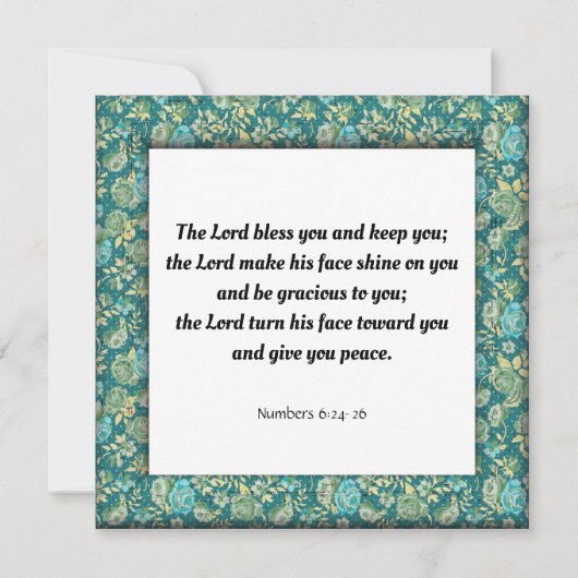 Carte Scripture numérique 6:24-26 (Devant)