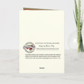 Carte Scripture Religieux Roses Rouges Sympathie Condolé (Dos)